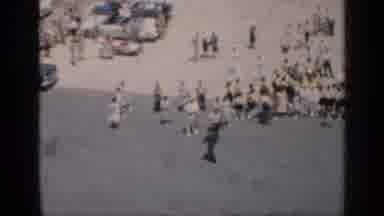 Cuba (1962): People Crowd At Car Parking