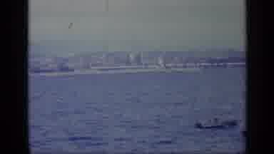 Italy (1962): Landscape Of The Other Side Of The Sea And A Person Walking On The
