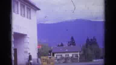Italy (1962): Old Government Buildings And Big House/Lodge Cabin