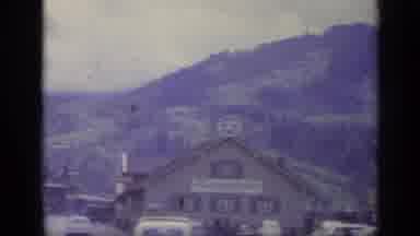 Italy (1962): Enjoying The Beautiful Views Of Mountains From The Town Below
