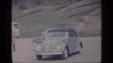 Italy (1962): Car Parked Roadside In Mountains
