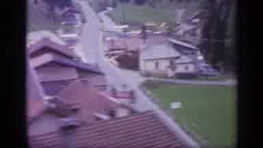 Italy (1962): The Mountain Over Fir Trees And Chalets
