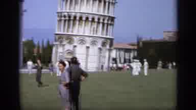 Italy (1962): Fast Moving People Moving Fast Parts Show Eiffel Tower Homes