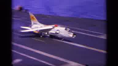 GREECE-1963: Jet Landing On Ship Runway Then Taking Off As Soon As It Lands