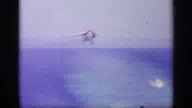 Greece (1963): Airplane Coming In For Landing On A Large Aircraft Carrier In The