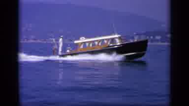 Greece (1963): Boat Speeding Down The Ocean Then Small Island In The Middle
