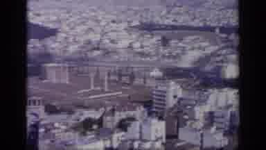 Greece (1963): High Angle A Large Mediterranean City On A Bright Sunny Day