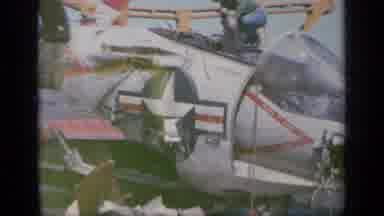 Greece (1963): Parked White Jet Fighter Planes On A Bright Sunny Day