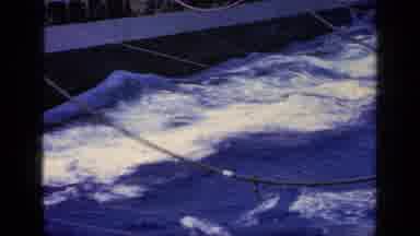 Greece (1963): Gentle Waves Hit The Side Of A Large Boat At Sea