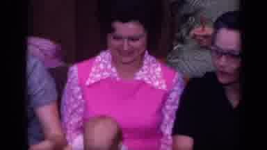 California USA (1968): One Woman Wearing Pink Holds A Baby Sitting Next Two Three