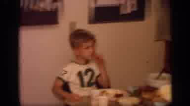 California USA (1968): Four Women And Small Boy In Kitchen With Plates Of Food Boy
