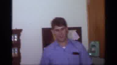 California USA (1968): Video Panning To Different People And Then To Fridge With