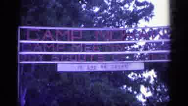 Florida USA (1968): Summer Camp In The Pine Forest On The Dirt Road