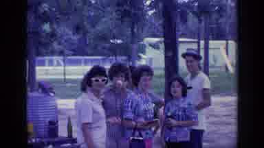 Florida USA (1968): Summer Fun With Family And Friends Talking And Enjoying Each