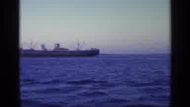 Florida USA (1968): Fishing Ship Called Texas Highway All Alone In Blue Sea