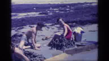 Florida USA (1968): Beach With My Friends Making Sand Castles