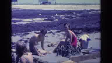 Florida USA (1968): Friends Having A Fun Afternoon At The Beach