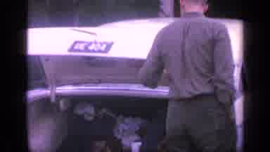 Florida USA (1968): Car Mechanical Like Open And Close