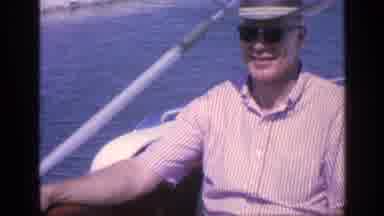 Florida USA (1968): Couple Enjoys A Day On The Boat