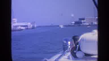 Florida USA (1968): Boat Cruising On The Water