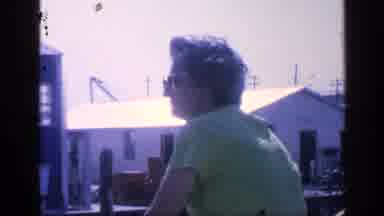 Florida USA (1968): Ladies Looking Off From A Moving Boat On Nice Day