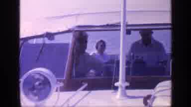 Florida USA (1968): Group Of People Riding Boat In The River