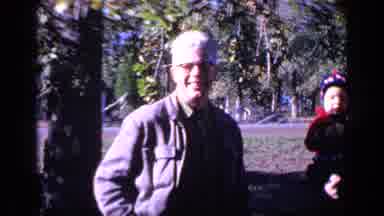 Florida USA (1968): A Couple On A Cold Day Pose With A Small Child
