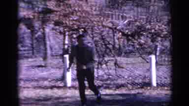 Florida USA (1968): Backyard Football Game With Family