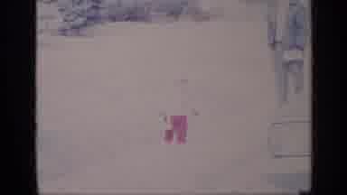California USA (1969): Overexposed Clip Of A A Father And A Child Handing A White