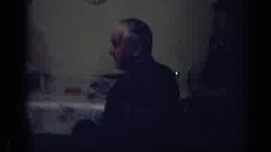 California USA (1969): Unaware Couple Chilling On The Dinner Table While Being