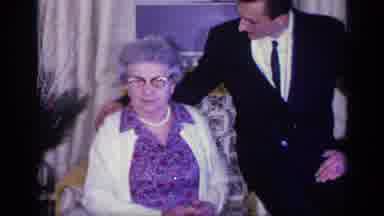 California USA (1969): Spending Time With Grandma