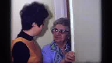 California USA (1969): Gathering Of A Family With Two Women Talking And A Girl