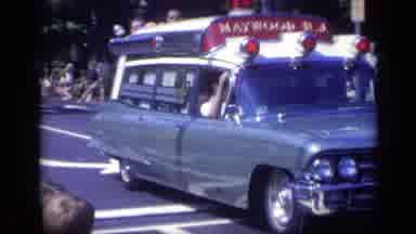 California USA (1969): Miss Maywood Pageant Winner Rides In A Car Down The Street