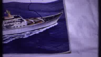 Bahamas (1969): Picture Of A White Boat Sailing In Blue Ocean Water