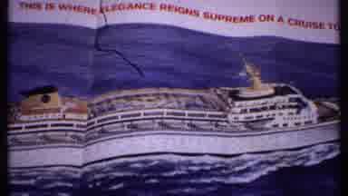 Bahamas (1969): Red Description Of Elegant White Cruise Ship In The Sea