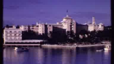 Bahamas (1969): Panorama Of Historical Port Town Showing Some Large Landmarks And
