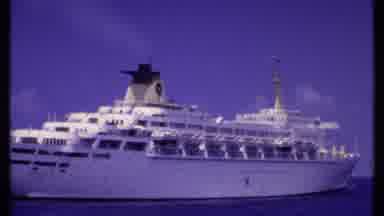 Bahamas (1969): View By Its Starboard Side Of A Navigating Cruise Ship