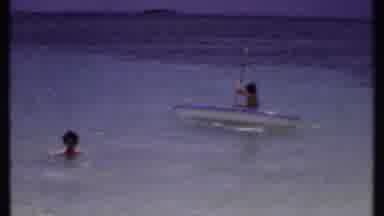 Bahamas (1969): People Kayaking In Ocean