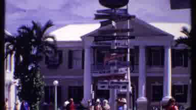 Bahamas (1969): Marlin Statue In A Plaza