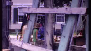 Bahamas (1969): Busy Street Scene With Cars And Walkers And Patrolman In White