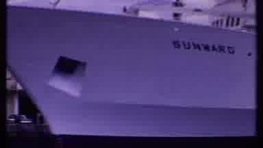 Bahamas (1969): The Bow Of A Ship Panning Back And Up To The Bridge And Showing A