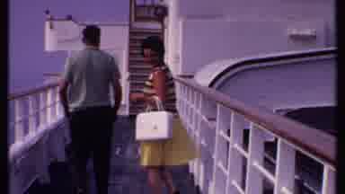 Bahamas (1969): Foot Is Seen On Game Board Then Woman Waves Pokes Man And They