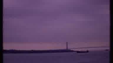 Bahamas (1969): Statue Of Liberty On Ellis Island In New York Harbor And A Bridge