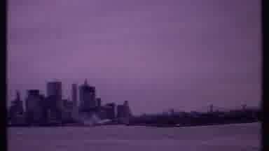 Bahamas (1969): Grainy And Old-Fashioned Purple Tinted Outro Of An American City