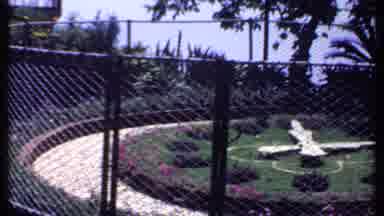 India (1969): Circular Fenced Garden On A Bright Sunny Day
