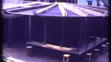 India (1969): Outdoor Bar Did With Wooden