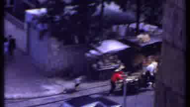 India (1969): Automobile Forced To Pull Over By Perhaps Authorities Riding