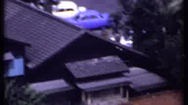 India (1969): Aerial View From Helicopter Flying Over The Roofs Of Homes In The