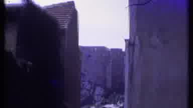 Kenya (1969): White Buildings Filmed Through Window