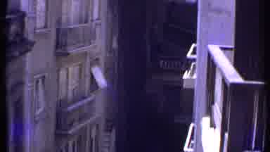 Kenya-1969: White Concrete Balcony On A Bright Sunny Day